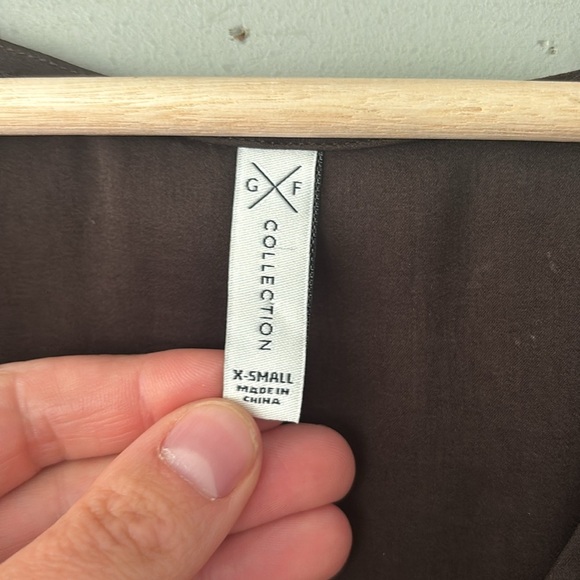 Gentle Fawn Button Front Peplum Blouse – XS - Picture 4 of 7